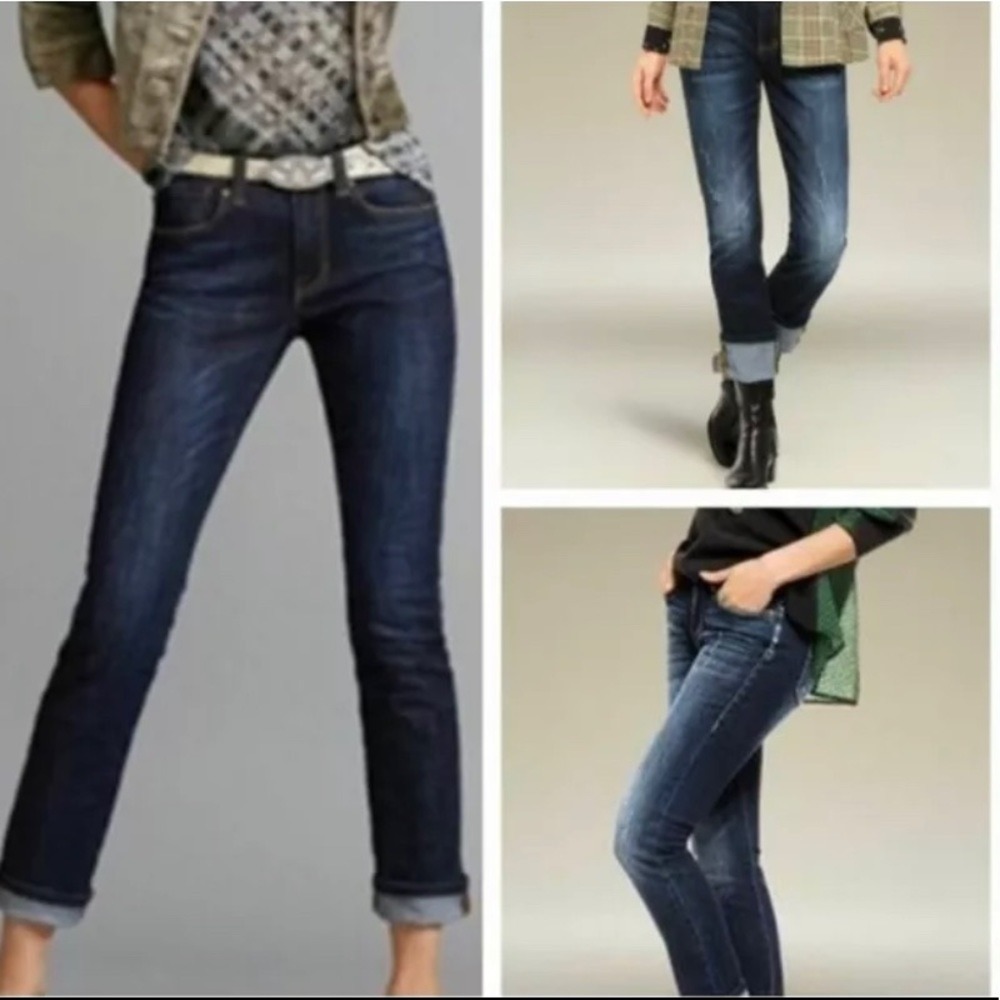 Cabi Dark Wash High‎ Rise Straight Leg Jeans Jeans Size 2